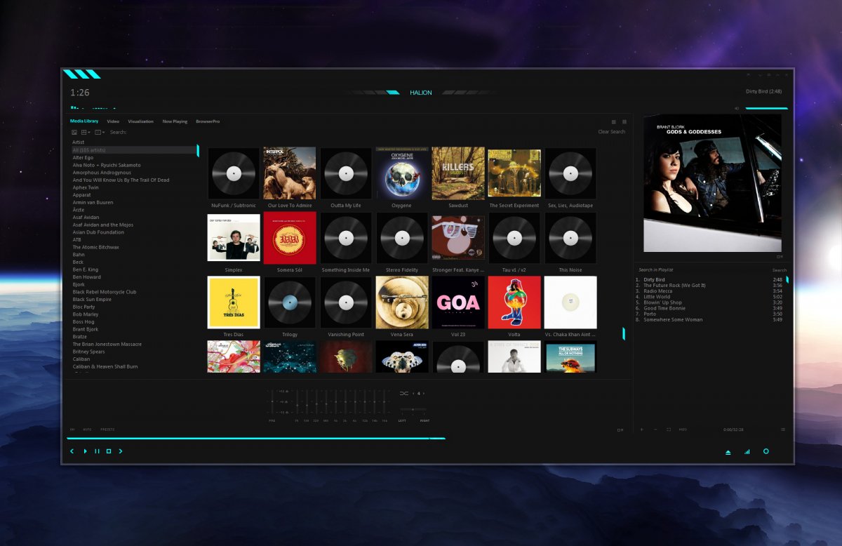 Halion User Interface for Winamp